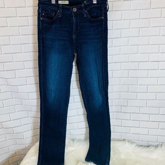 AG The Prima Mid-Rise Cigarette Denim Jeans Sz 25R - Picture 5 of 10